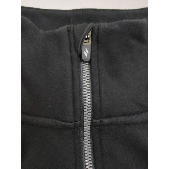 SKECHERS Black Full Zip Athletic Sweatshirt Jacket High Neck Women's size L - Picture 8 of 8